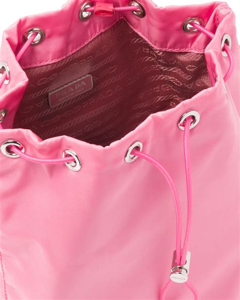 sailcloth prada|Begonia Pink Nylon pouch .